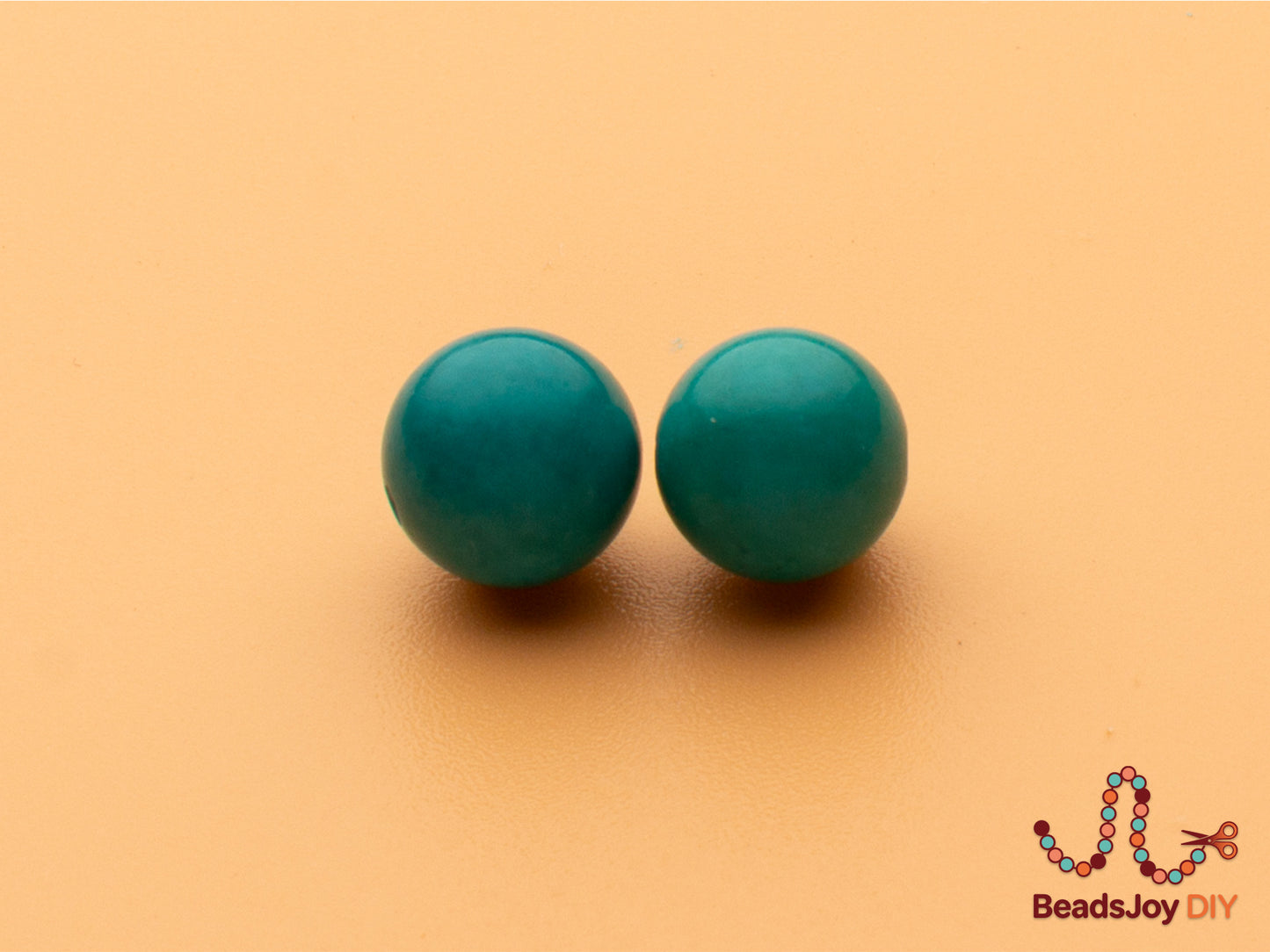 Stabilized Turquoise Beads for Jewelry Making — 8mm Round Beads (approx. 47 pcs)